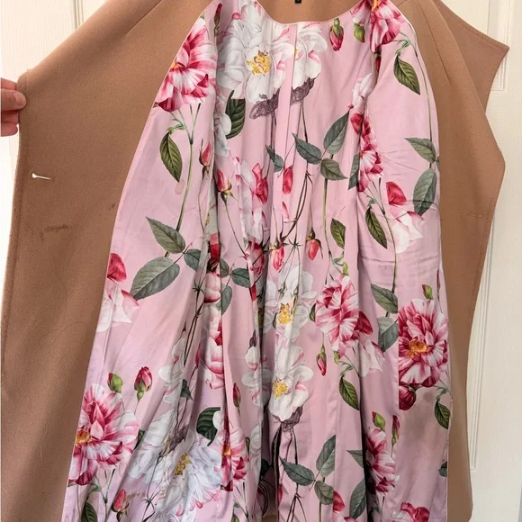 Ted Baker tan coat (long) - Picture 3 of 4